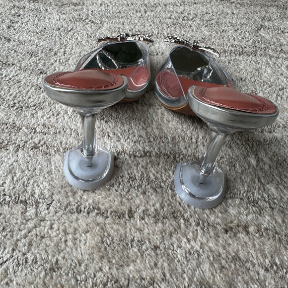 Clear Embellished heels - Picture 5 of 5